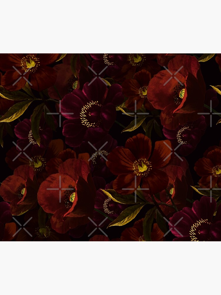 Poppies at night by UtArt