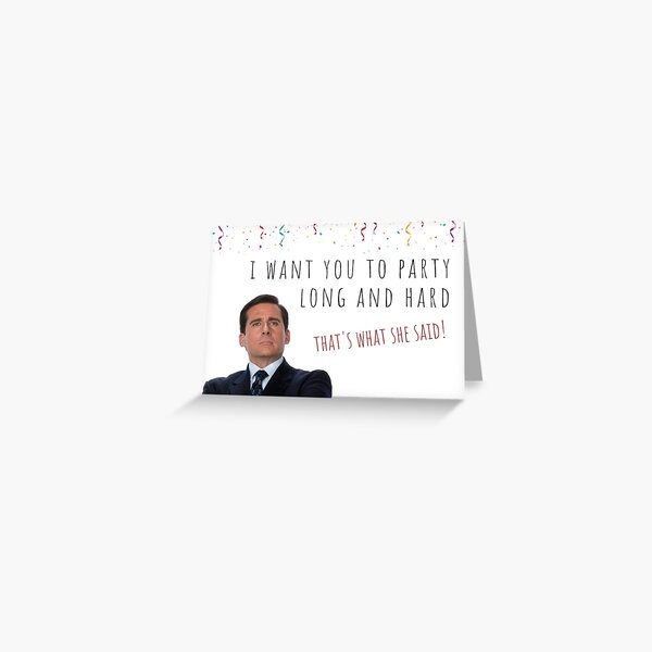 Vista previa del artículo con la obra «The Office Us, Michael Scott, Eso es lo que ella dijo, Cumpleaños, Aniversario, Día de San Valentín, regalos, regalos, ideas, cool, buen rollo, comedia, juegos de palabras», diseñado y vendido por avit1.