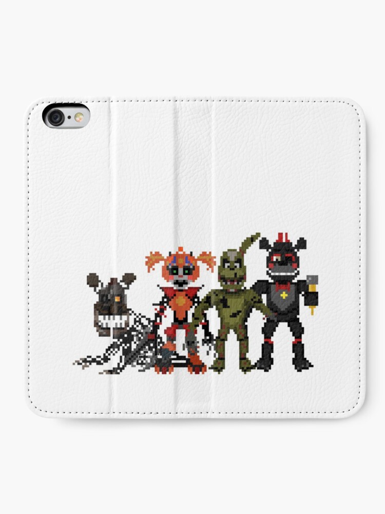 FNAF 6 Scrap Animatronics 8 bit | iPhone Wallet