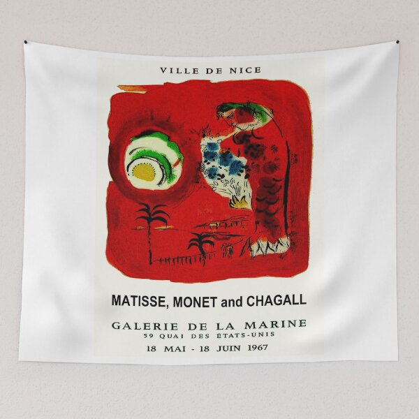 Item preview, GALERIE DE LA MARINE : Vintage 1967 Art Gallery Advertising Print designed and sold by posterbobs.