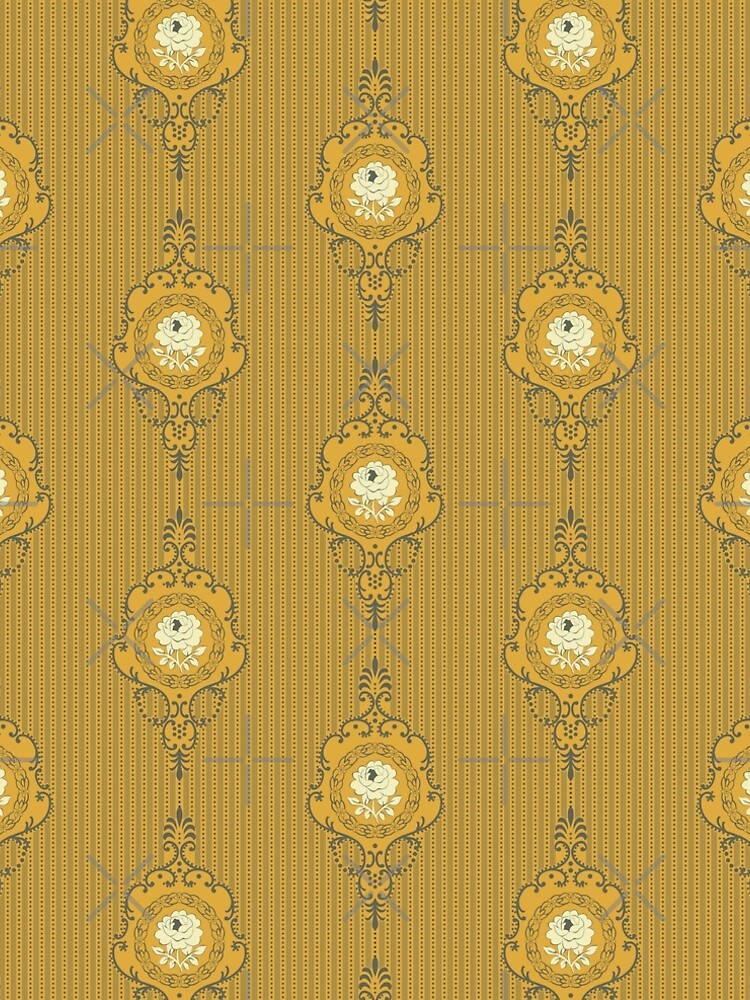 Barock Tapete in Orange von pASob-dESIGN