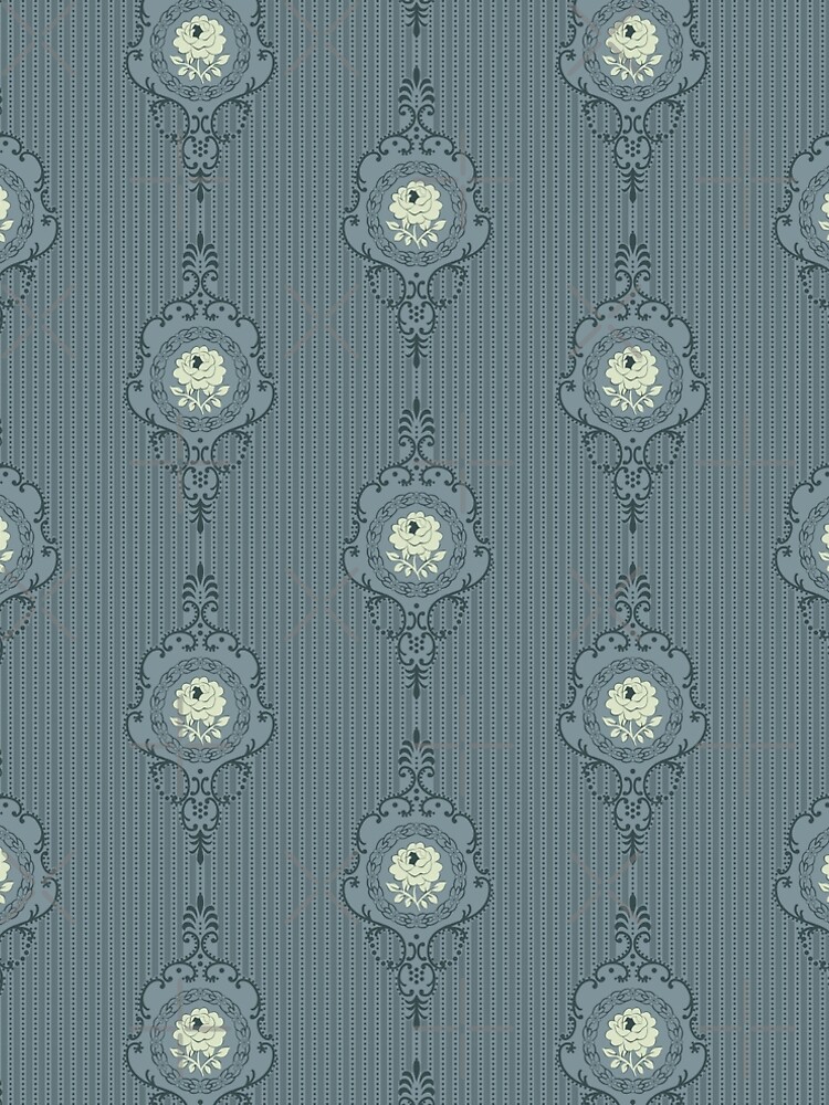 Barock Tapete in Blau von pASob-dESIGN