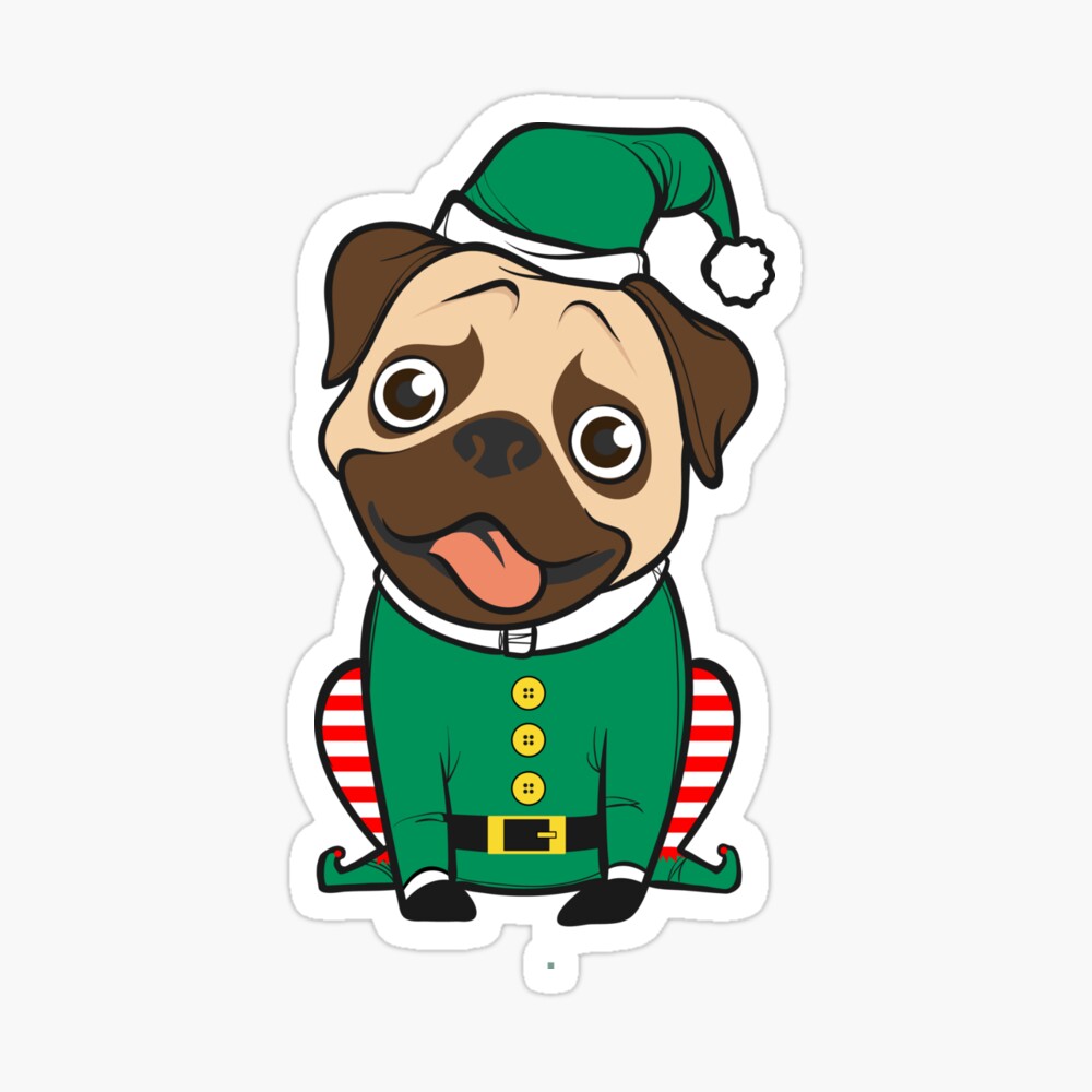 pug elf costume