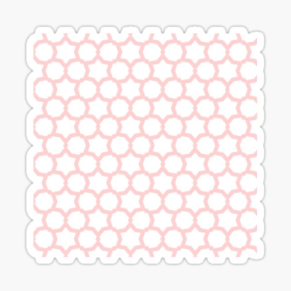Pink Pattern Sticker