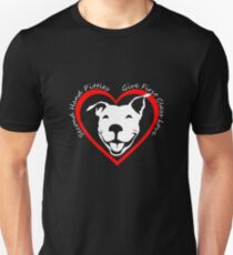 Second Hand Pitties Give First Class Love | Pit Bull Terrier | NickerStickers on Redbubble Slim Fit T-Shirt