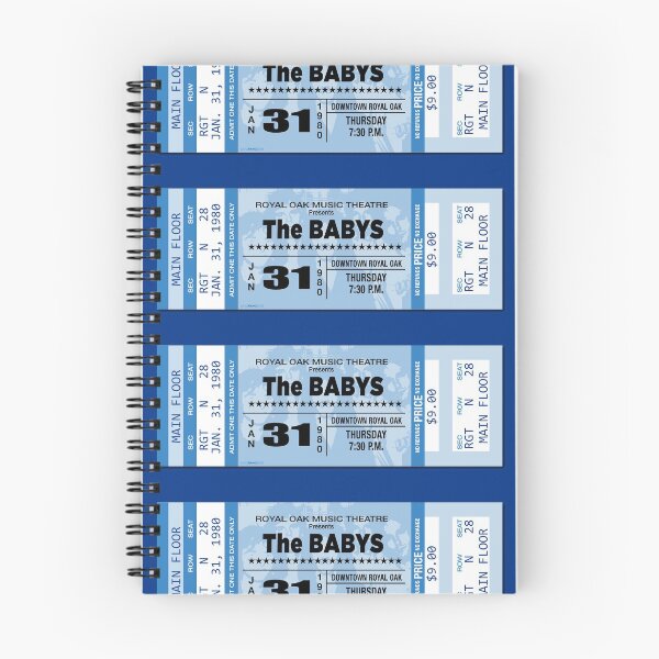 Item preview, CLASSIC ROCK CONCERT TICKETS - THE BABYS designed and sold by WOOFANG.