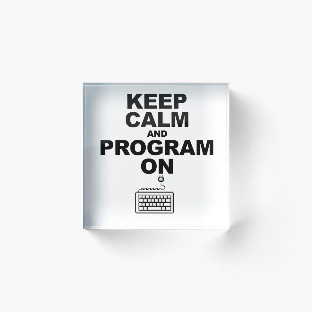 Item preview, Acrylic Block designed and sold by KeepOnCoding.