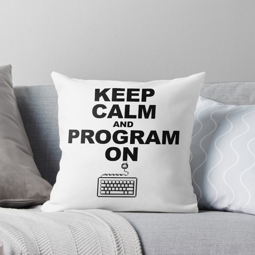 Item preview, Throw Pillow designed and sold by KeepOnCoding.