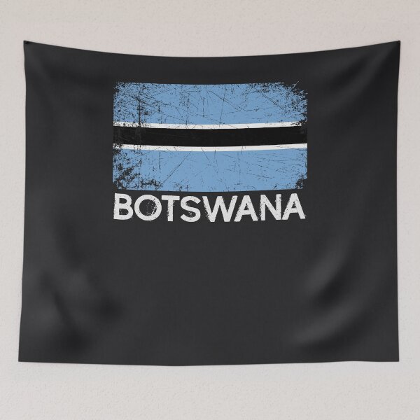 Item preview, Botswanan Flag Design | Vintage Made In Botswana Gift designed and sold by melsens.