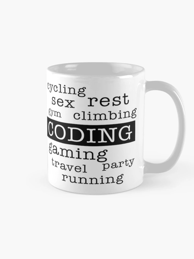 Thumbnail 3 of 6, Coffee Mug, Coding designed and sold by KeepOnCoding.