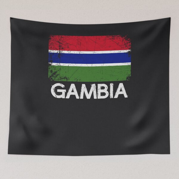 Item preview, Gambian Flag Design | Vintage Made In Gambia Gift designed and sold by melsens.