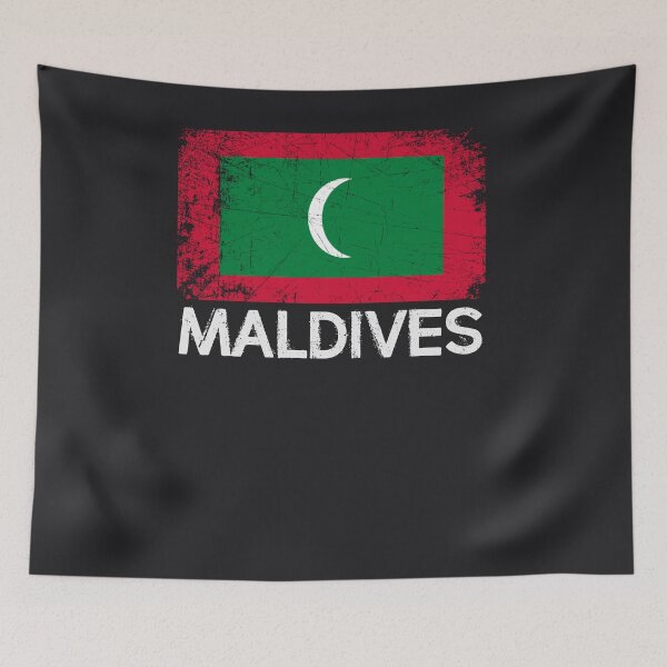 Item preview, Maldivian Flag Design | Vintage Made In Maldives Gift designed and sold by melsens.