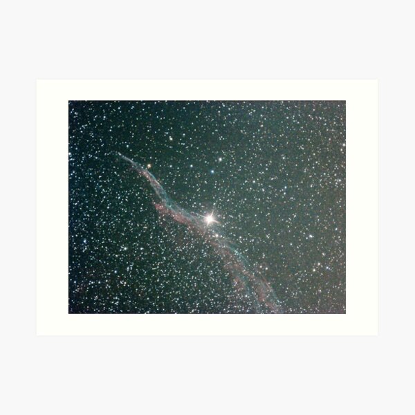 witches broom nebula NGC6960 Art Print