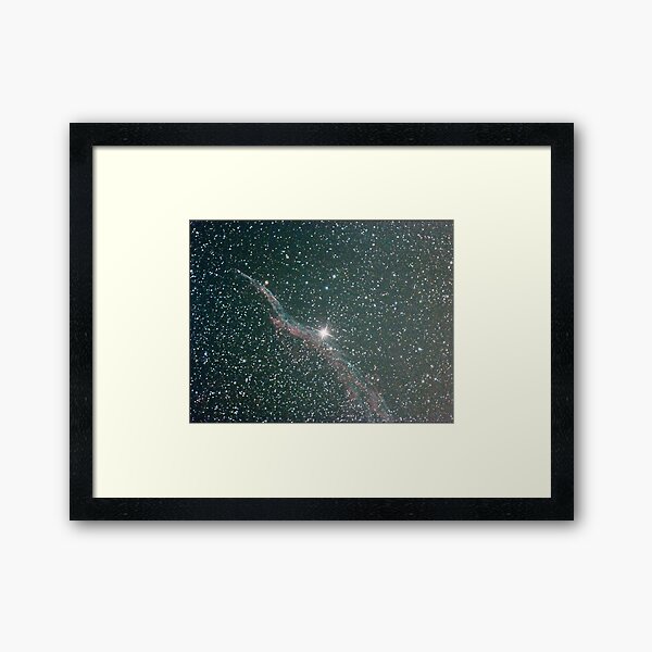 witches broom nebula NGC6960 Framed Art Print