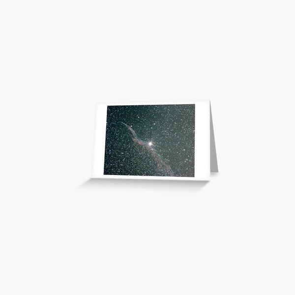 witches broom nebula NGC6960 Greeting Card