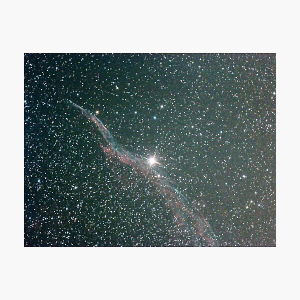 witches broom nebula NGC6960 Photographic Print