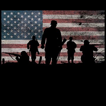 Artwork thumbnail, American Flag Thank Military Veteran's Day Shirt Gear by DynamicDesign
