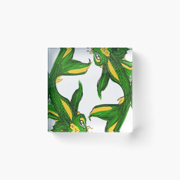 Item preview, Koi - Green Thing (Scales) designed and sold by KrimZonRogue.