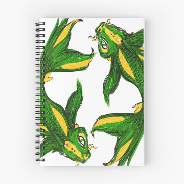 Item preview, Koi - Green Thing (Scales) designed and sold by KrimZonRogue.