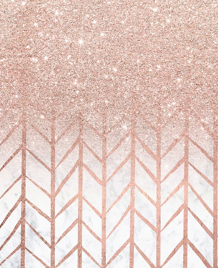 The Pink Abstract Watercolor Sparkling Chevron - Skin Decal Vinyl