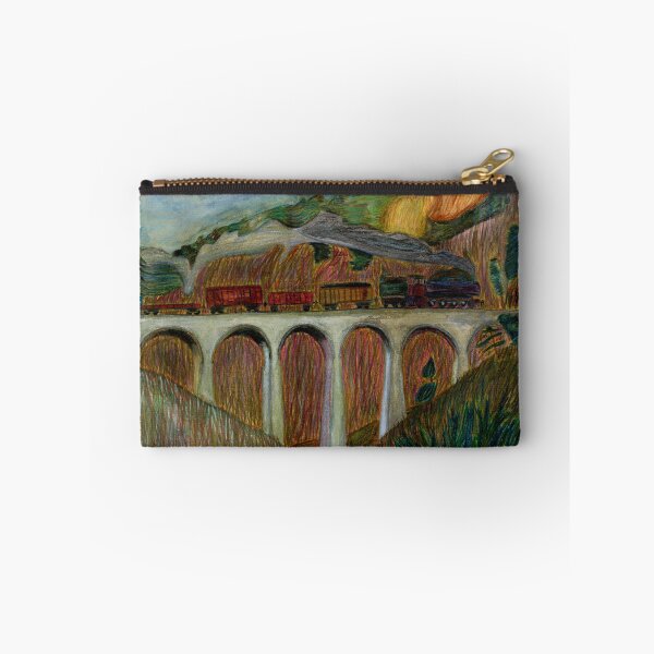 Item preview, Steam train on viaduct designed and sold by Lorenzo-CZ.