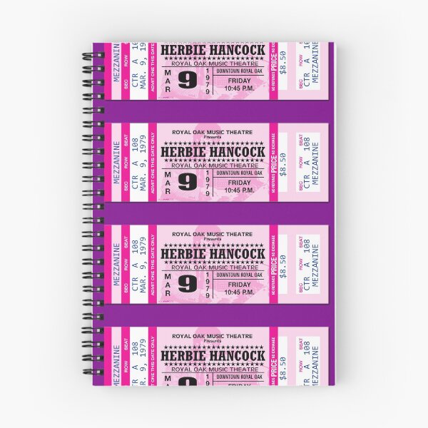 Item preview, CLASSIC CONCERT TICKETS - HERBIE HANCOCK designed and sold by WOOFANG.
