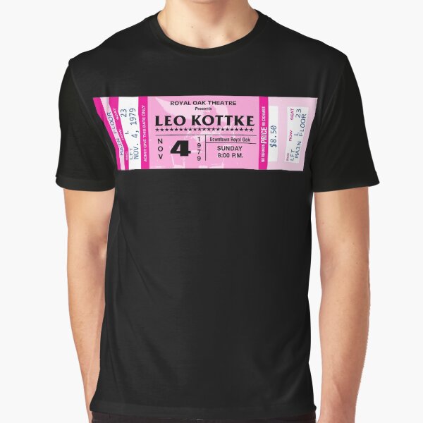 CLASSIC ROCK CONCERT TICKETS - LEO KOTTKE Graphic T-Shirt
