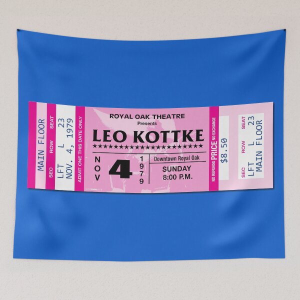Item preview, CLASSIC ROCK CONCERT TICKETS - LEO KOTTKE designed and sold by WOOFANG.