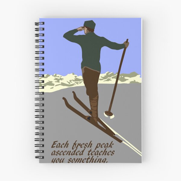 Item preview, Retro ski, inspirational quote designed and sold by aapshop.