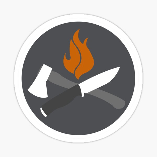 Symbol of the Outdoorsman Sticker