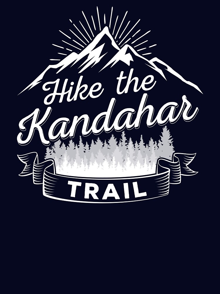 Thumbnail 7 of 7, Essential T-Shirt, Hike The Kandahar Trail Funny Afghanistan Patrol Shirt Gear designed and sold by DynamicDesign.