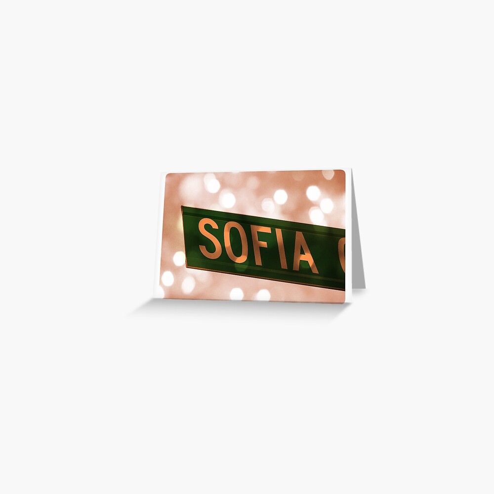 Sofia Greeting Card