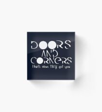 Doors and Corners Kid Acrylic Block