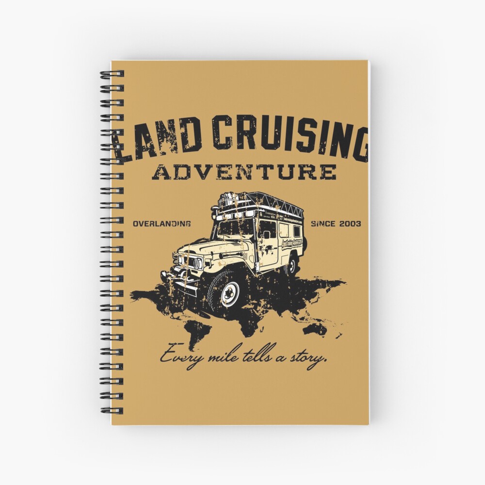 Every Mile Tells a Story - dark print Spiral Notebook