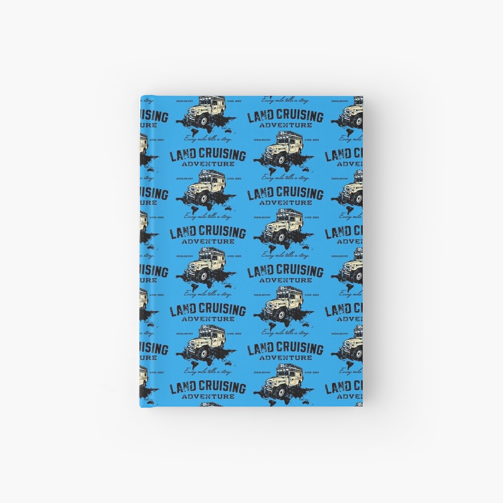 Every Mile Tells a Story - dark print Hardcover Journal