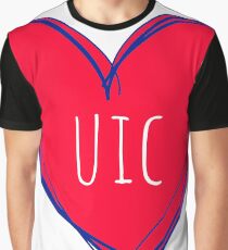 UIC heart Graphic T-Shirt