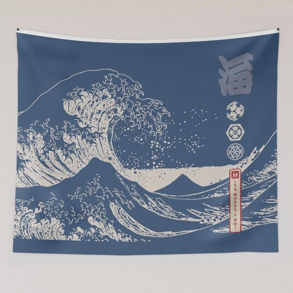 Item preview, The Great Wave of Kanagawa designed and sold by lesmusesetmoi.
