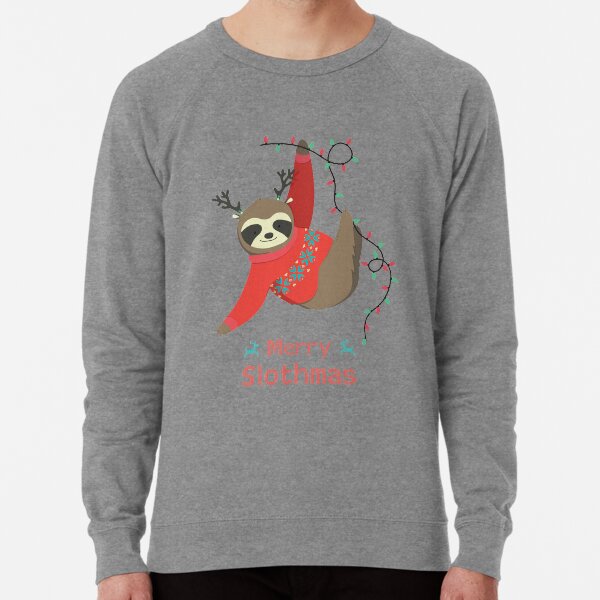 christmas sloth sweatshirt