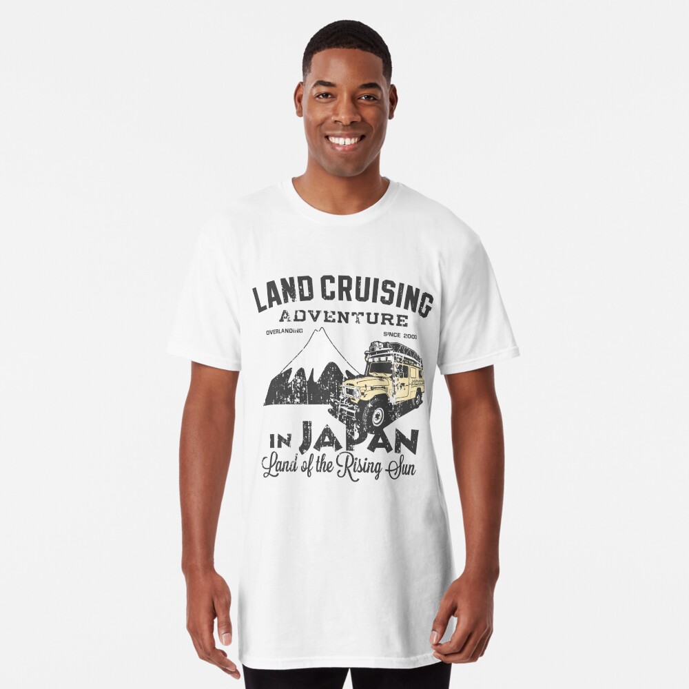Landcruising Adventure in Japan - Straight font edition Long T-Shirt