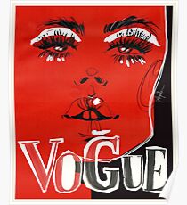 V.O.G.U.E. #fashionillustration Poster