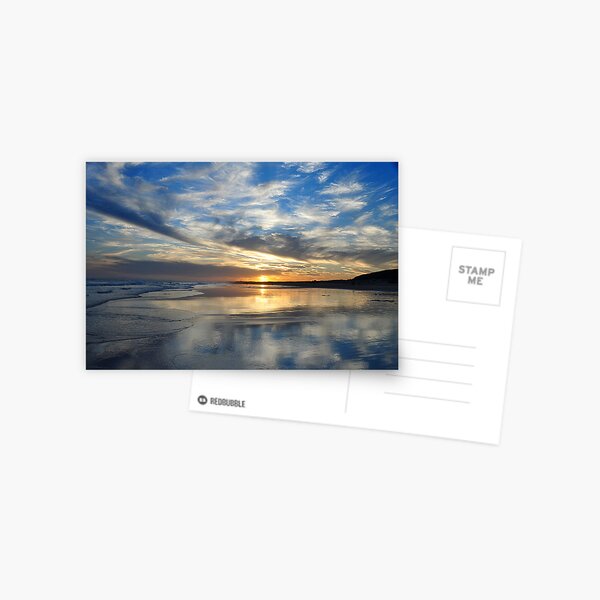 Redhead Beach Sunset Postcard