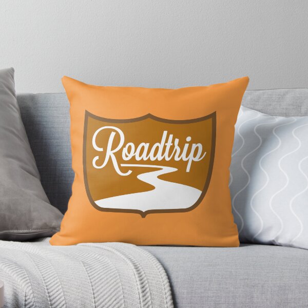 Roadtrip Throw Pillow