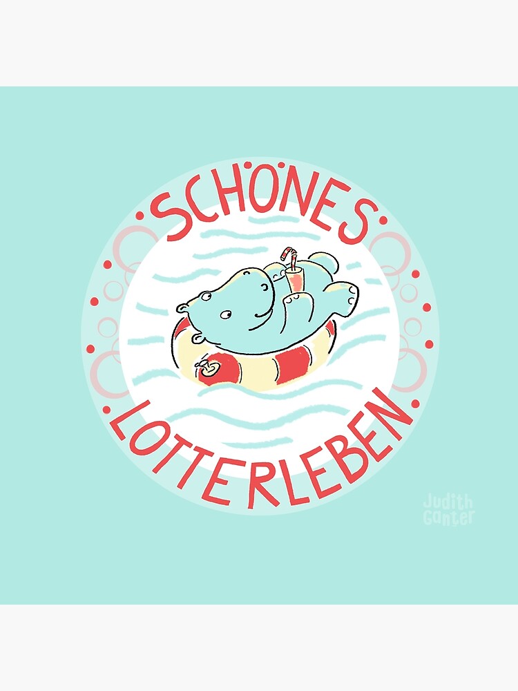 NILPFERD im Schwimmreif - Logo von JudithGanter