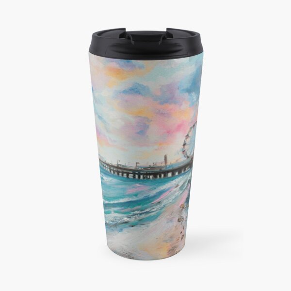 Candy Floss skies  Travel Coffee Mug