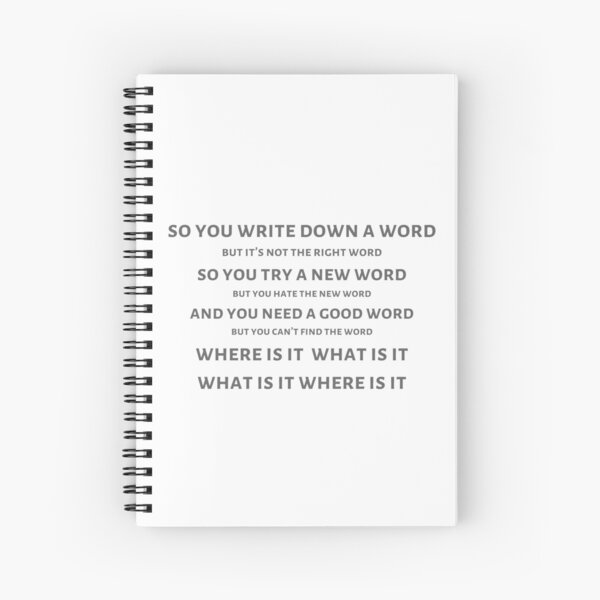 Hard to be the Bard Spiral Notebook