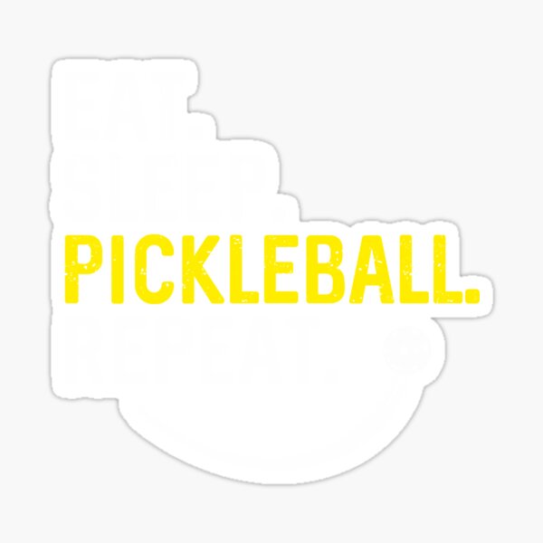 Item preview, Cita divertida de Eat Sleep Pickleball Repeat Lover, regalo para jugador designed and sold by alenaz.