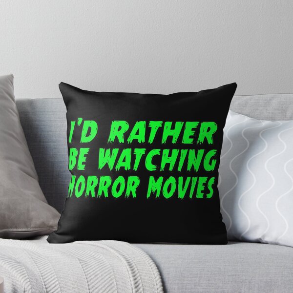 Item preview, I'd Rather Be Watching Horror Movies designed and sold by SerpentSkyArts.