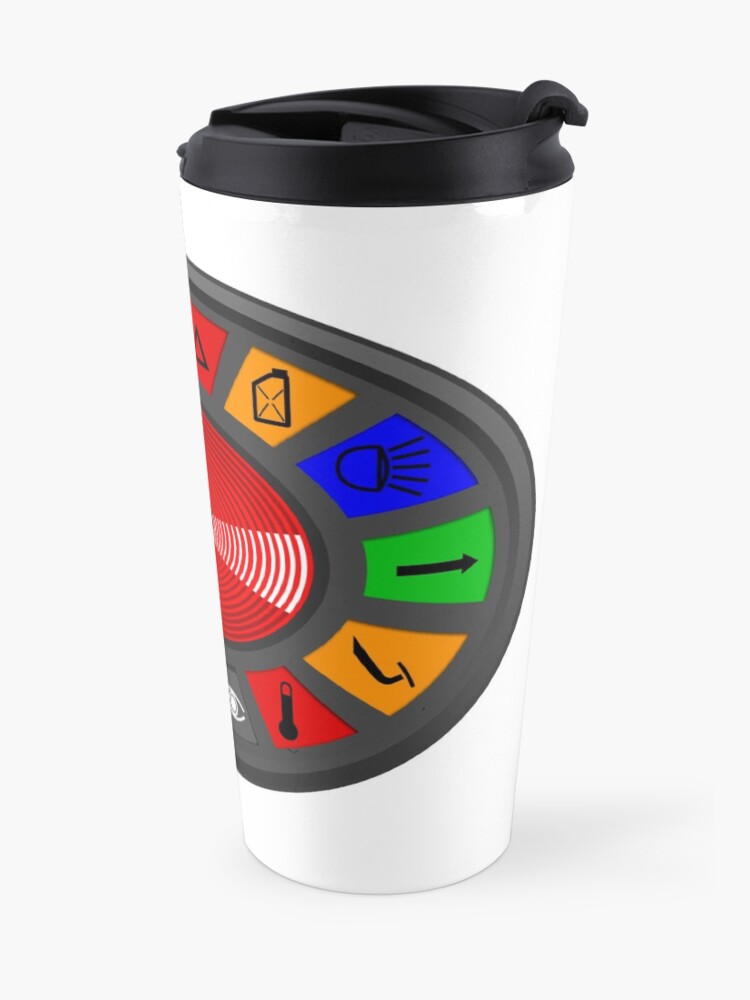 "Citroën SM dashboard warning lights" Travel Coffee Mug by