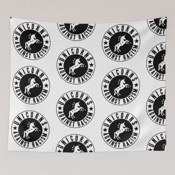 Item preview, UNICORNS AGAINST RACISM! FUNNY GIFT IDEA designed and sold by JamesandLuis.