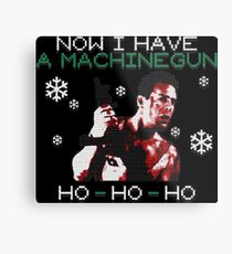 UGLY CHRISTMAS DIE HARD Metal Print